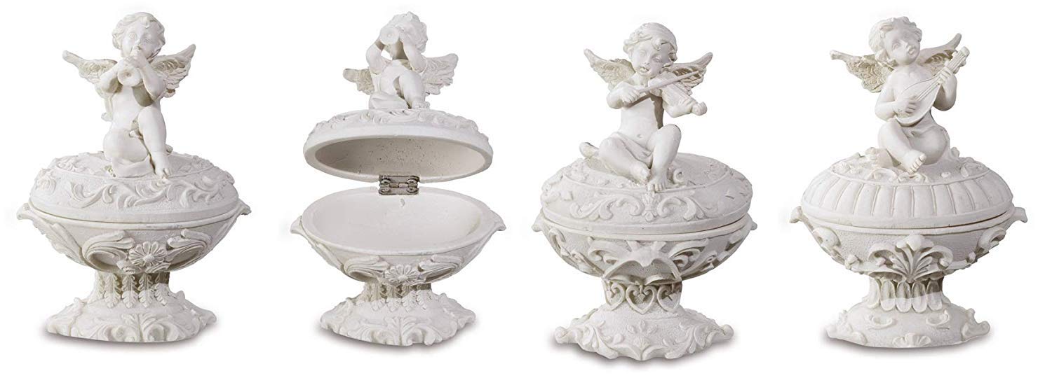 KATERINA PRESTIGE Set of 3 Boxes Musician Angels, BROHF1297, Multi