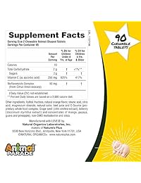 Nature 's Plus Animal Parade Vitamina C (1 paquete de 90), 097467299986, 1, 1