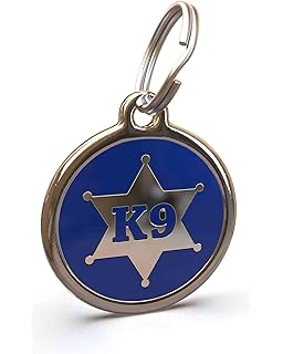sheriff star dog tag