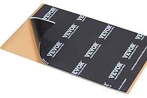 VEVOR Car Sound Deadening Mat, 200 mil 25 sqft Car Sound Dampening Material, Butyl Automotive Sound Deadener, Noise Insulatio
