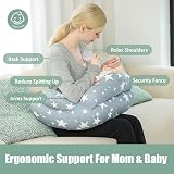 Chilling Home Breastfeeding Pillow Maternity Nursing Pillow with Adjustable Belt view 2