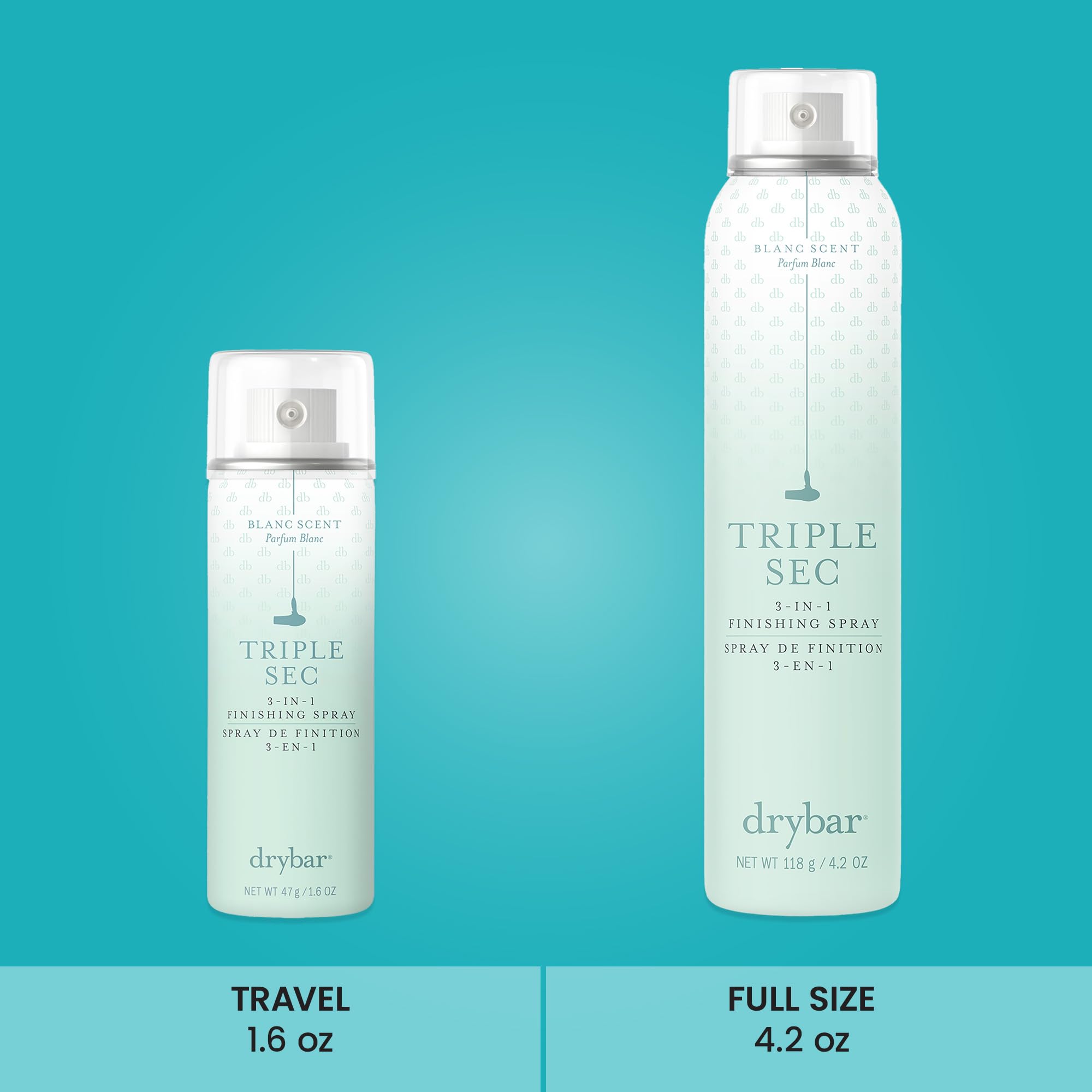 Drybar Triple Sec 3-in-1 Finishing Spray | Adds Texture, Amplifies and Refreshes Hair for Fuller Styles & Absorbs Light Oils, All Hair Types