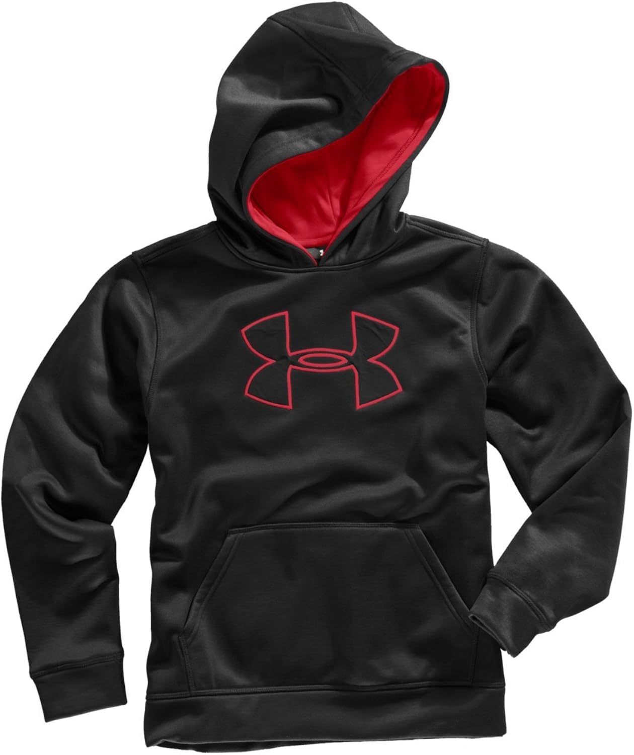 Amazon.com: Under Armour Boys' Armour Fleece Bolt Pullover Hoodie Youth ...