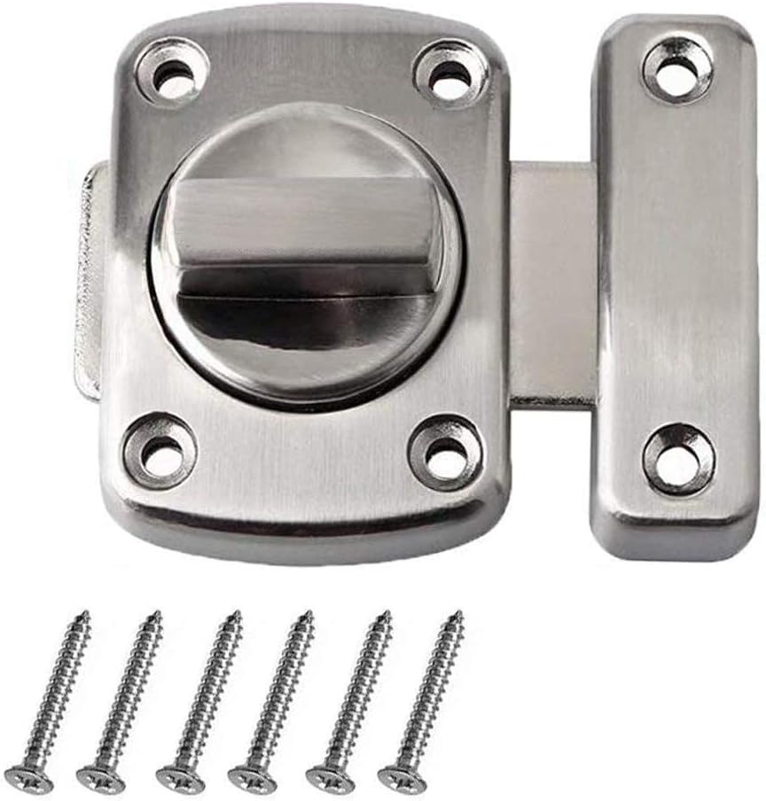 Stainless Steel Door Lock Bolt Lock revolving Door Lock Door Lock Bathroom Door Lock Suitable