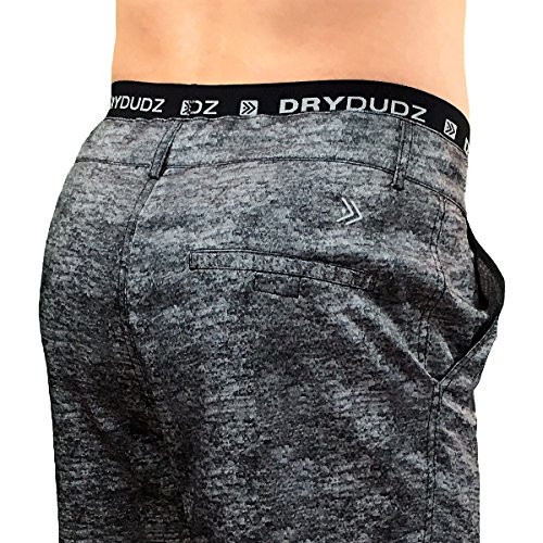 Mens Athletic Shorts, Perfect to be Worn as Mens Boardshorts, Mens Golf Shorts or as Mens Swim Shorts (Black Granite, 38)
