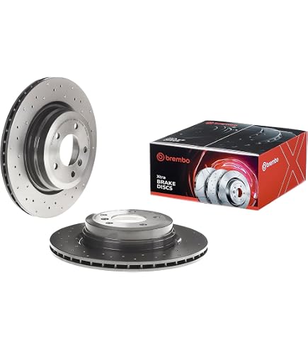 Amazon.com: Brembo 09.A599.1X Xtra UV Coated vented drilled Front