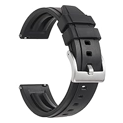 WOUKUP Silicone Watch Bands Quick Release Rubber