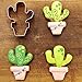 Cactus Houseplant Succulent Cookie Cutter, 4
