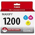 Canon MAXIFY PGI-1200 3Color Multi Pack Ink Compatible to MB2120, MB2720, B2020, MB2320, Cyan, Magenta, Yellow