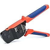 iCrimp ICP-BJ02 PEX Clamp Cinch Tool, One Handed PEX Crimping Tool for Pinching 3/8-in, 1/2-in, 3/4-in, 1-in PEX Clamp Rings, Patented