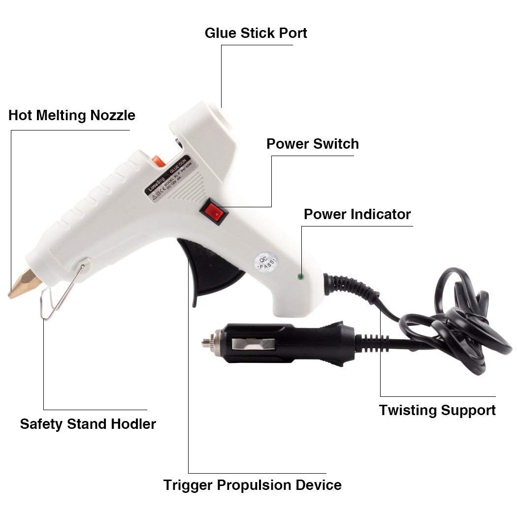 LucaSng 51PCS Kit Herramientas Sacar Bollos de Coche,Eliminador Abolladura de Moto, No daña la Pintura Original del Coche,Pistola de Pegamentos,Extractor y Matillo de Goma etc