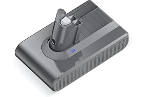 Powerextra 21.6V 4.0Ah V6 Battery Compatible with V6 DC58 DC59 DC61 DC62 DC72 DC74 Absolute Animal Motorhead Slim SV03 SV04 SV05 SV06 SV07 SV09