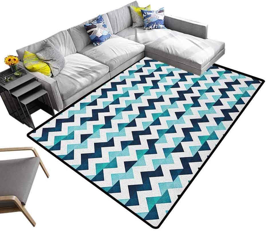 Modern Rugs Blue and White, Floor Rug Home Decor Mats