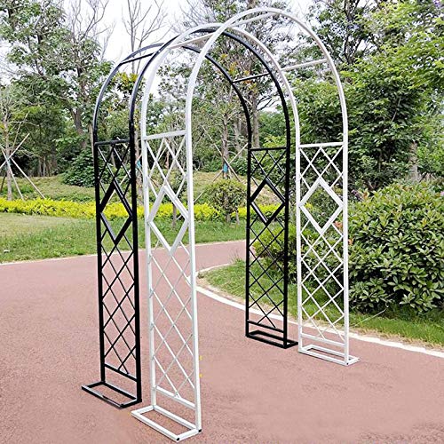 Outech Metall Garten Torbogen Rankhilfe, Robuste Rosenbögen, Zum Klettern Von Pflanzen, Hochzeitsdekoration, Mit Sockel…