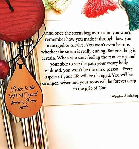 Limited Offer Memorial Wind Chime 10 inch Chime Memorial Best After Loss Heaven Remembrance In Memory Of Loved One Gift under 20 Memorial gift after miscarriage Stillbirth death of baby