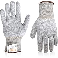 CustomGrips Cut Resistant Gloves for Kids, Level 5 Protection, Food Grade Safety Gloves for Arts and Crafts, Gardening…