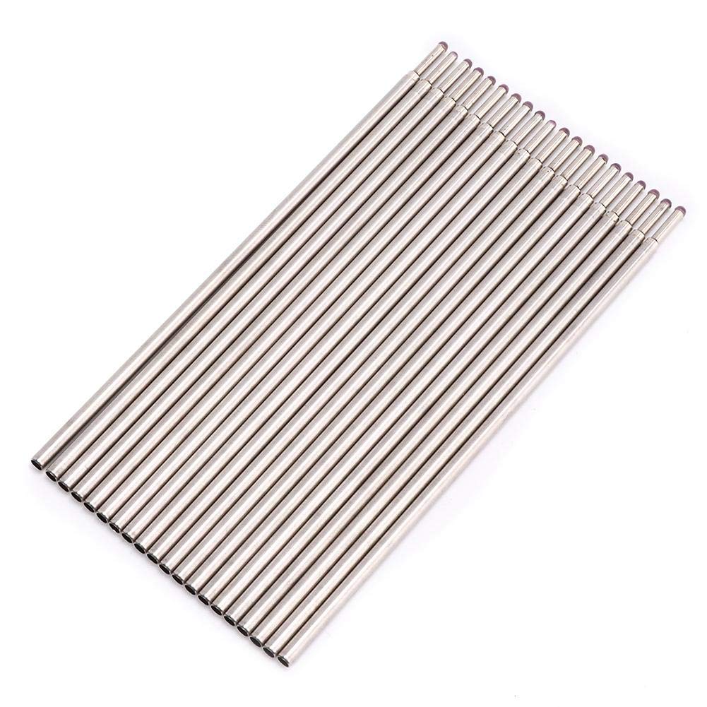 Temporary Tattoo Marker, 20pcs/Box Tattoo Skin Marker Pen Cores Tattoo Marking Pen Refill Accessory Tattoo Pen Core for Professional Body Art Pens and Eyeliner (purple)