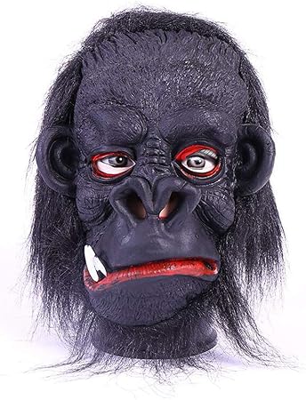 Amazon Co Jp 1 ピース 怖い ヘッドギアカーニバル パーティー小道具 動物 ヘッドギアブラック ゴリラヘッドギア ハロウィーン配達6 9労働日まで 家電 カメラ