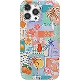 Casely iPhone 14 Pro Max Case | Tropical Heat | Beachy Collage | Compatible with MagSafe | Classic Ultra Slim Design