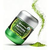 Maestri House Ceremonial Grade Matcha Powder - Premium First Harvest Green Tea Powder, 100% Pure Unsweetened No Additives, USDA Organic Gluten-Free Vegan, 1.06oz Tin