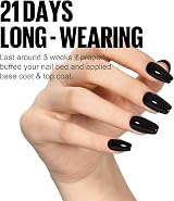 TOMICCA Jet Black Gel Polish 8ml Soak Off UV/LED High Gloss Long Lasting view 2