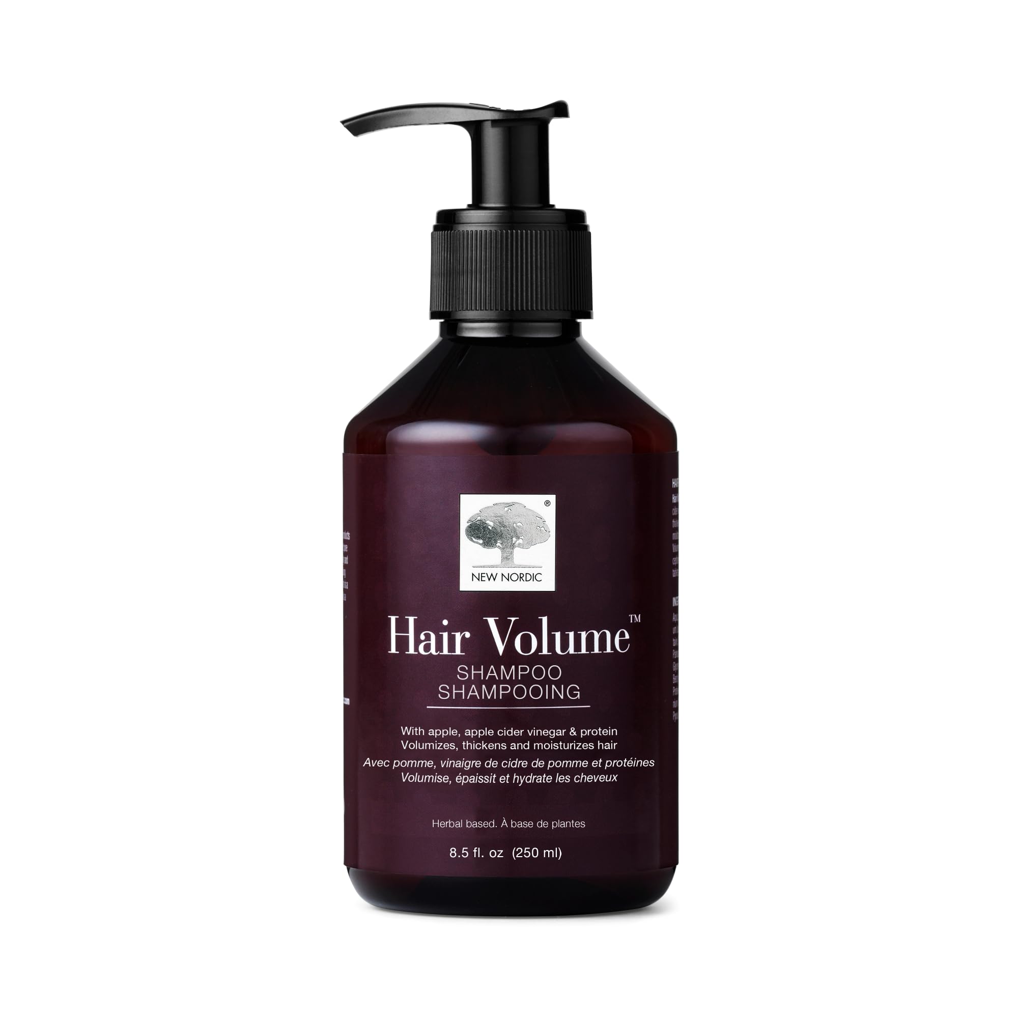 New Nordic Hair Volume Shampoo 250ml - Herbal Volumising Shampoo For Dry Damaged Hair - Suitable for Men and Women