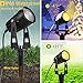 GreenClick Landscape Lighting, 3W 12V Extendable Low Voltage 6 in 1 Landscape Lights with Transformer IP65 Waterproof 1800 Lumen Outdoor Spotlight for Garden Walls Trees Flag Pathway, Warm White