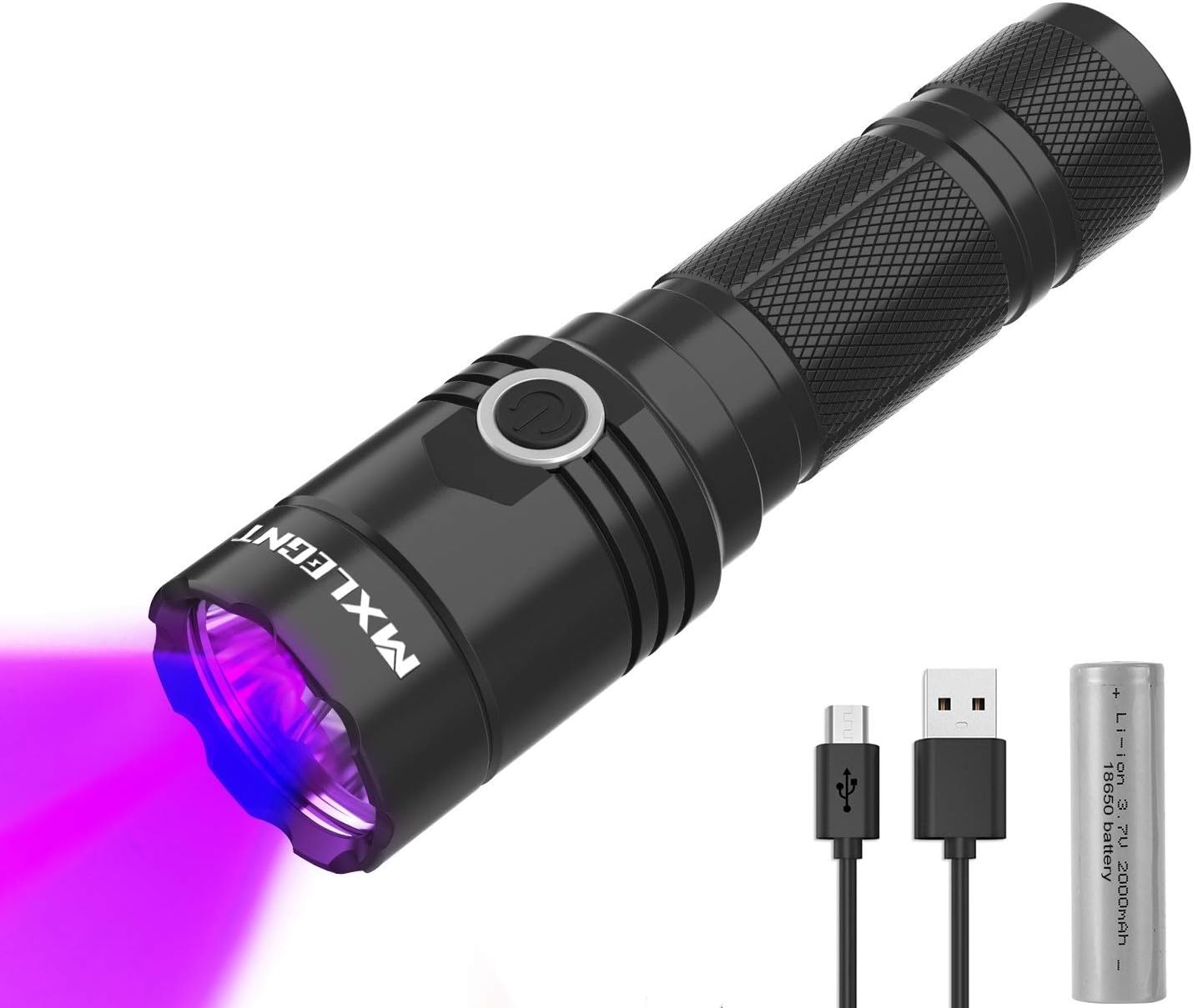 MXLEGNT Led Angle Torch Rechargeable: Bright Flashlight with Clip ...