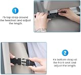 ACELIFE Car Organiser 2 Pack Back Seat Organizer with 10" Tablet Holder view 3