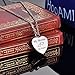 HooAMI Cremation Jewelry for Ashes My Mother My Friend Heart Urn Necklace Memorial Keepsake Pendant