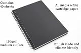 Artgecko Mixed Media Sketch Book A4 Portrait 80 Pages 150gsm Paper view 2