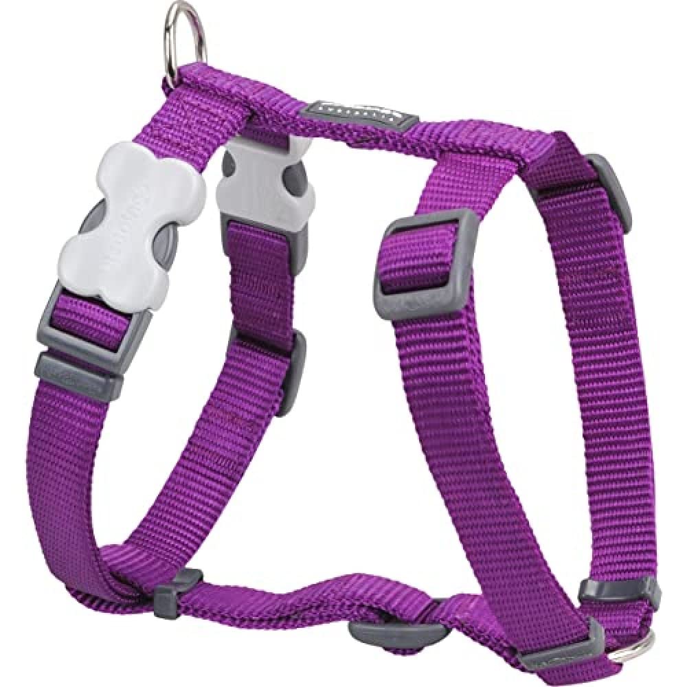 Red Dingo Classic Dog Harness Plain, Purple, X-Small 12mm โ image 1