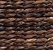 BirdRock Home Seagrass Accent Stool | Made of Hand Woven Seagrass | 21 inch Stool