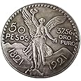 1821-1921 1943 1947 Centenario Mexican 50 Pesos Mexican Coin Dollar Ancient Coin Collection
