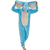JUOLOET Unisex Adult Onesie Pajamas Animal One Piece Snug Fit Halloween Costume Sleepwear Homewear