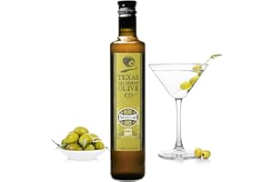 Texas Hill Country Olive Co. Extra Dirty Martini Olive Juice – Premium Olive Brine for Bold Flavor, Classic Cocktail Mixer & Home Bar Essential – Made in Texas (16.9 Fl Oz)