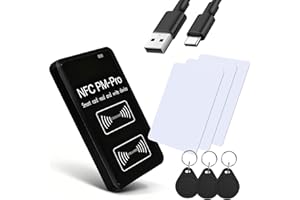 ZGAGFZ IC&ID RFID Copier,RFID Reader Applicable to IC 13.56 MHz,RFID Copier Reader Writer Applicable to ID 125-500 KHz,for:ID/CUID/FUID/UFID/GDM/5200/5577/8265/8268/4305/HID-125K Cards,Not Used for iOS