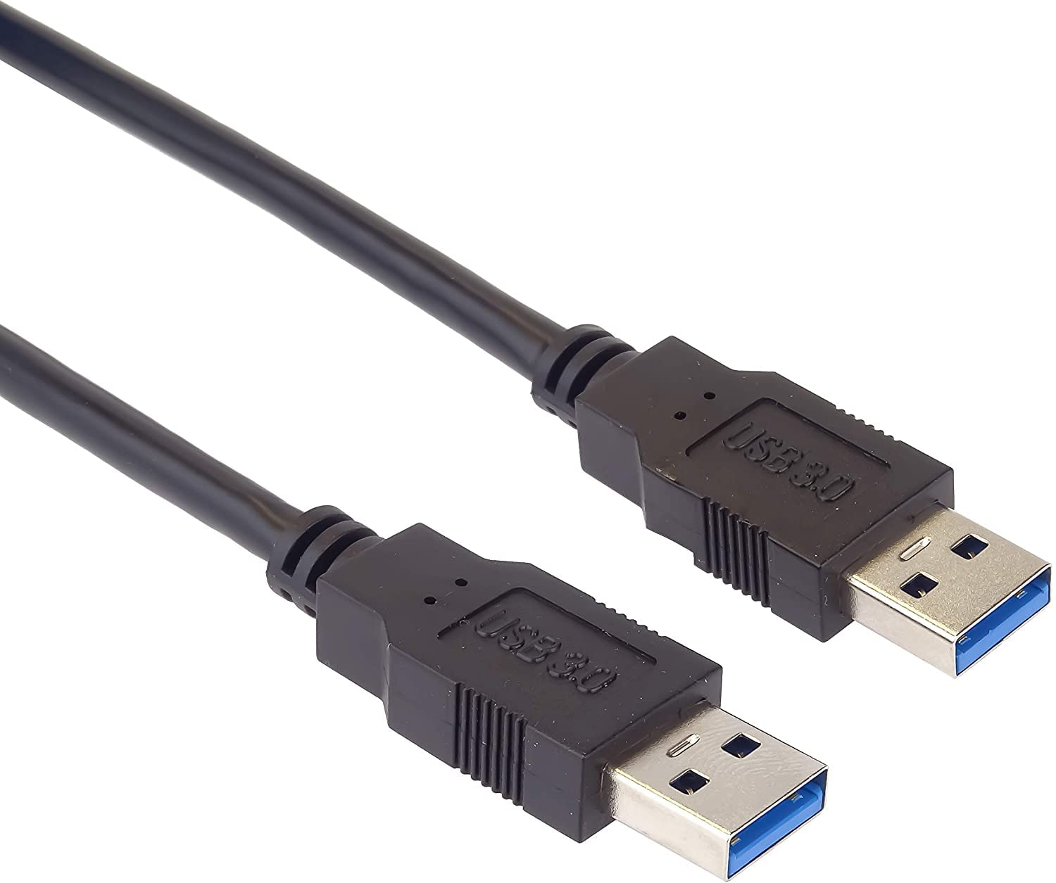 PremiumCord USB 3.0 Connection Cable 0.5 m, SuperSpeed Data Cable up to 5 Gbit/s, Charging Cable, USB 3.0 Type A Male, 9 Pin, Colour Black, Length 0.5 m