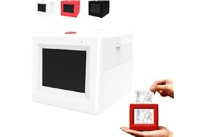 AI Sticker Box Printer, Smart AI Voice Mini Thermal Label Printer with Display, Inkless Portable Sticker Maker for Home, Offi