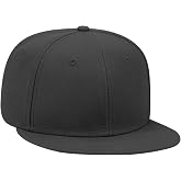 OTTO SNAP Wool Blend Twill Round Flat Visor 6 Panel Pro Style Snapback Hat