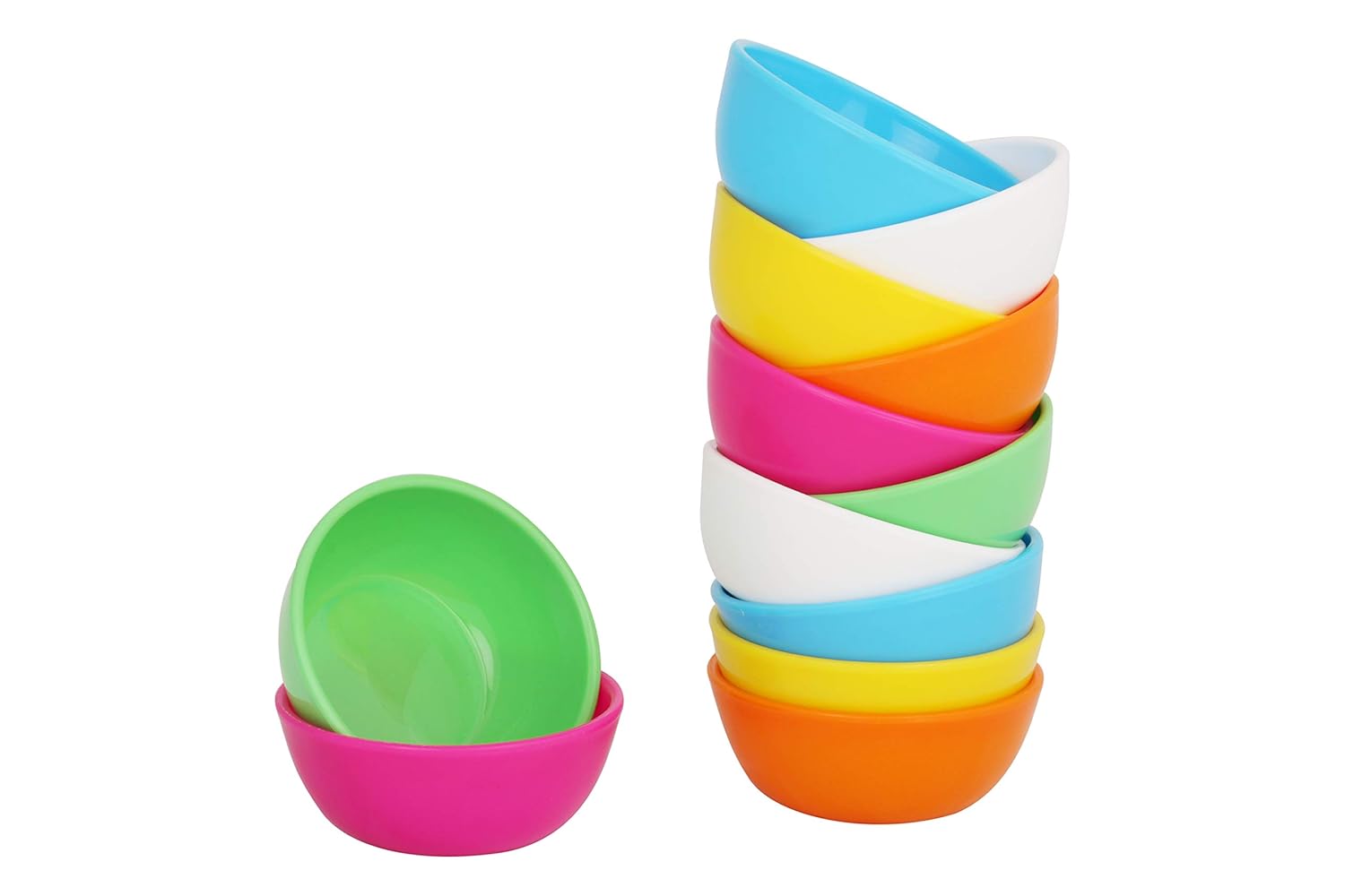 Buy Utensza Small Plastic Bowl Set, Microwave Safe, Unbreakable, Set