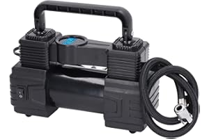 Haofy Car Tire Inflator 120PSI Digital Air Compressor LED Light Pump for SUV RV Truck Motorcycle, ABS Material
