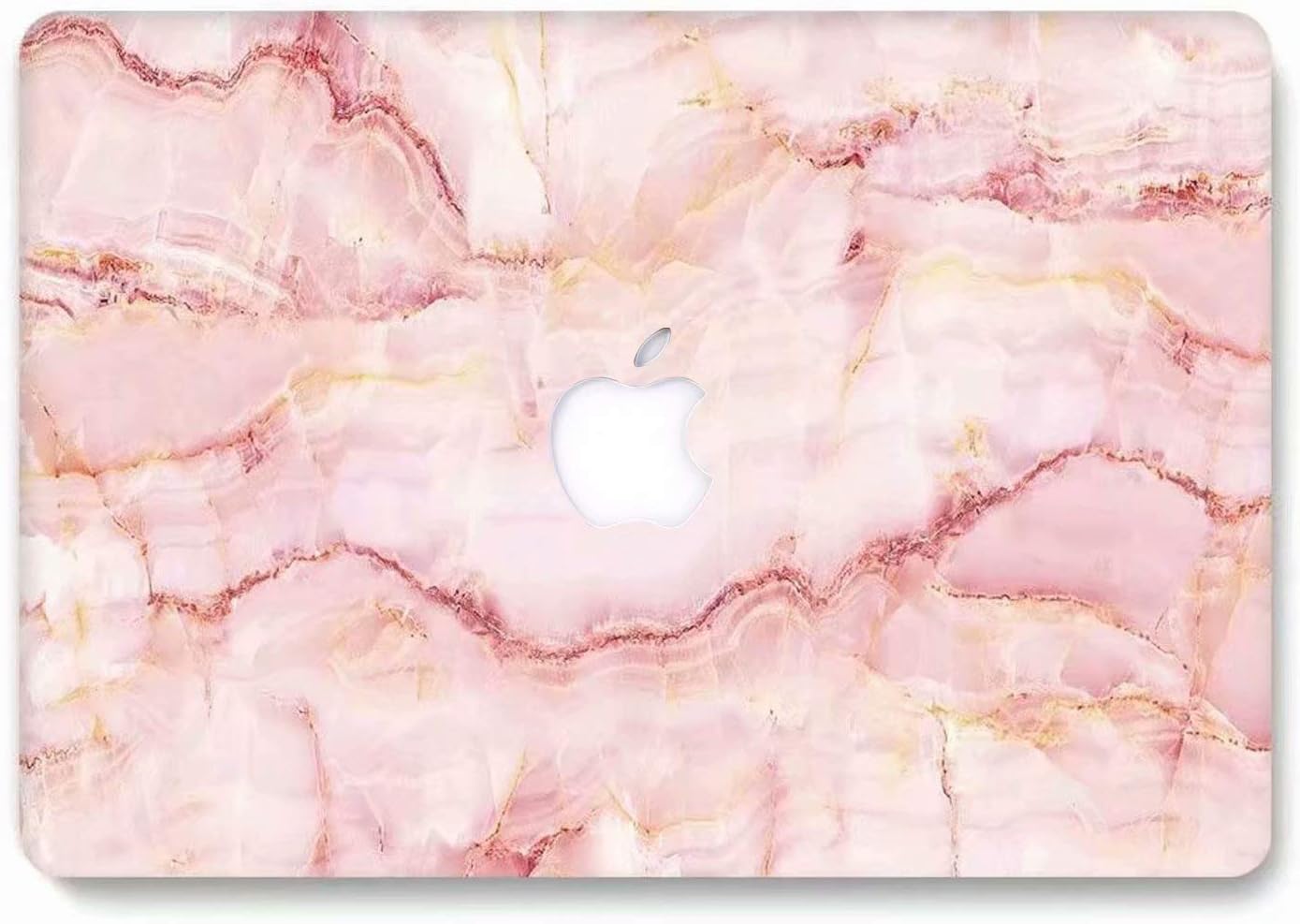 Hard Case for MacBook 12 inch Retina Model A1534, AQYLQ Ultra Slim Matte Plastic Rubber Coated Protective Shell Cover, pink marble