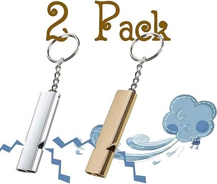 Whakano Notpfeife Mit Strass - Modische Signalpfeife Als Schlüsselanhänger Für Outdoor