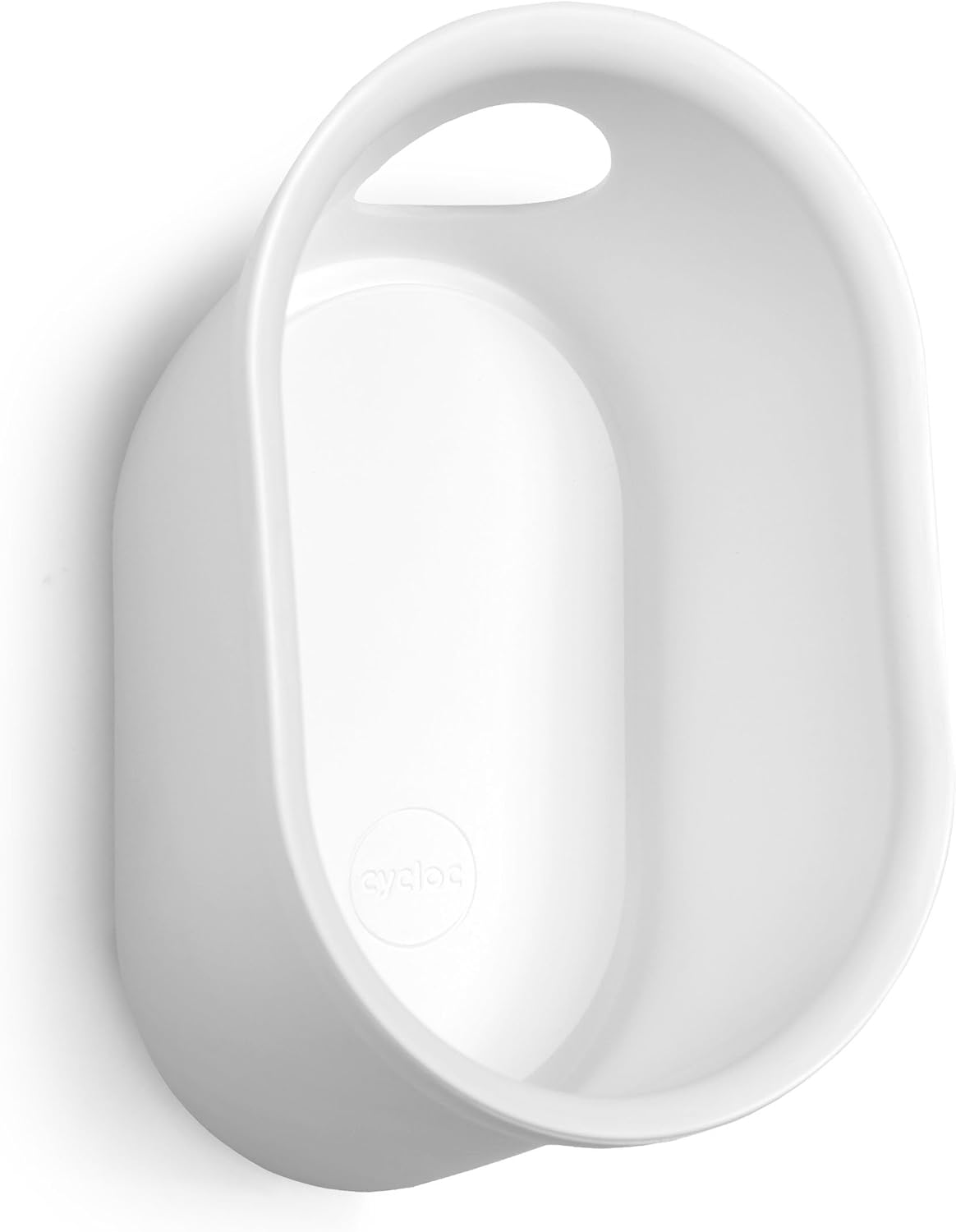 Cycloc Loop - Wall Mount Bike Accessory Storage - Suitable for Cycle Helmets Pumps, Gloves Etc - White, Estandar