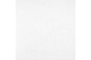 LUCA-S SRL Aida 18 Ct. Zweigart, Needlework Fabric, Cross Stitch Canvas, 100% Cotton (150x50)