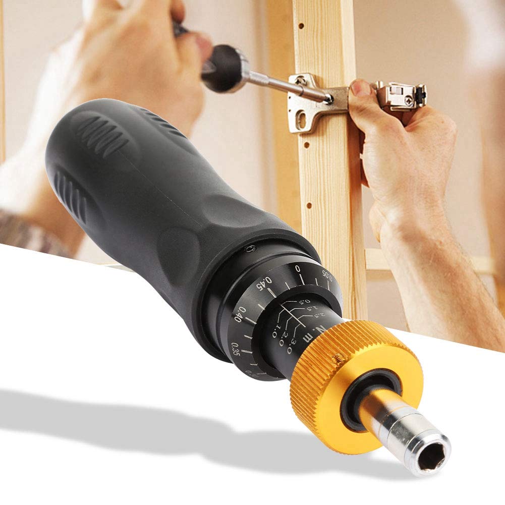 Hex Torque Screwdriver Easy Operation 0.5Nm to 3Nm Adjustable Torque Screwdriver for Maintenance Accessories Repair Accessories
