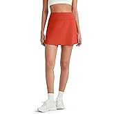 G4Free BareFeel 15" Golf Skirts for Women High Waisted A Line Casual Athletic Skorts Inner Shorts with 2 Pockets