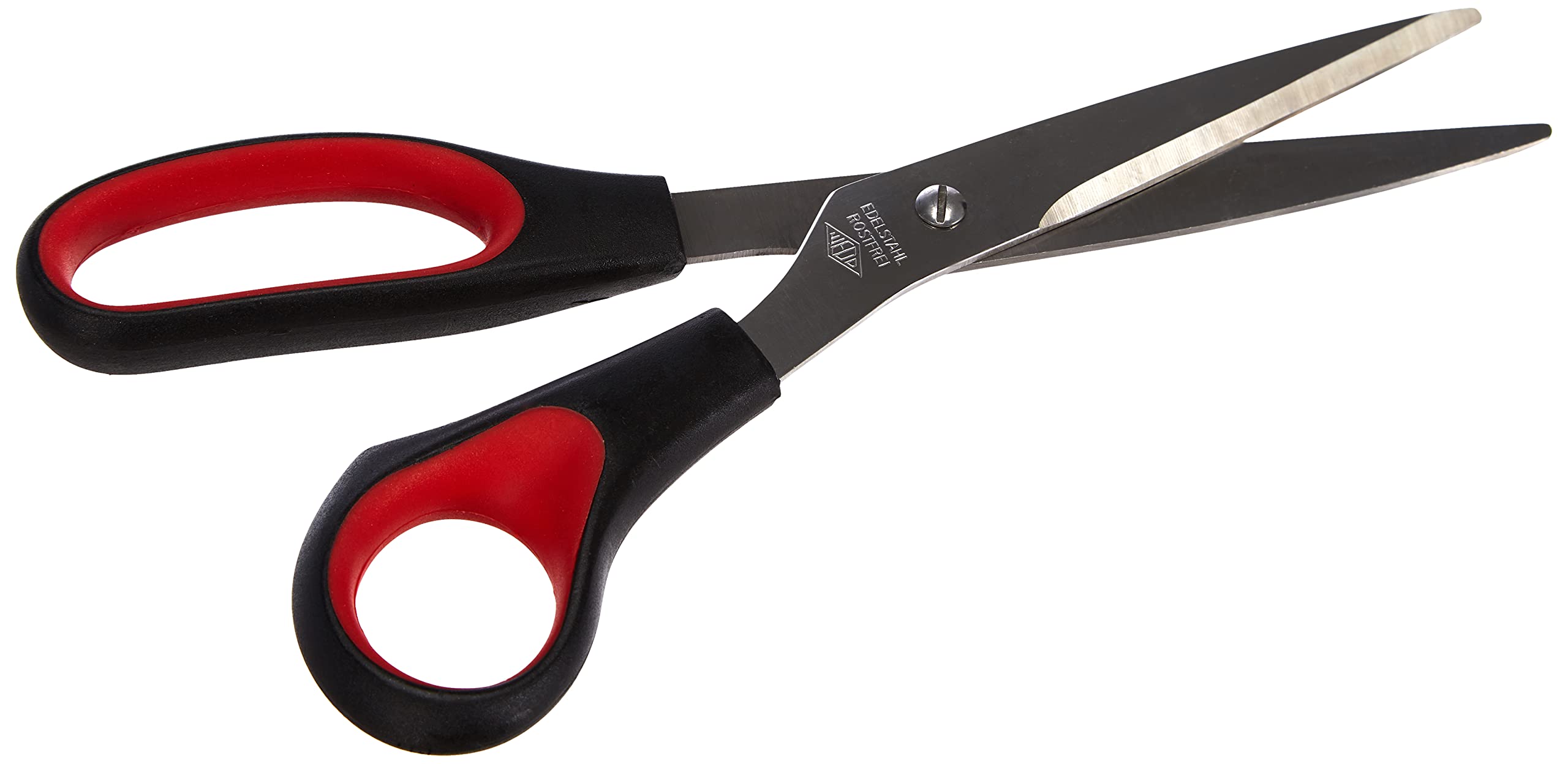 Wedo Universal Scissors with Soft Handles – 21 cm/9768 21,0 cm Black/red
