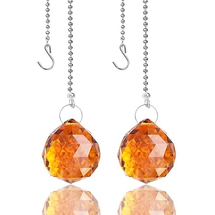 Garden Outdoors H D Magnificent Crystal Amber Crystal Ball Prism